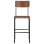 Barhocker 4 Stk. Massives Sperrholz Stahl Barhocker 4 Stk. Massives Sperrholz Stahl