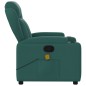 vidaXL Massagesessel Dunkelgrün Stoff vidaXL Massagesessel Dunkelgrün Stoff