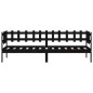 vidaXL Tagesbett Schwarz 80x200 cm Massivholz Kiefer vidaXL Tagesbett Schwarz 80x200 cm Massivholz Kiefer