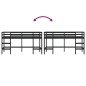 vidaXL Kinderhochbett mit Leiter Schwarz 80x200 cm Massivholz Kiefer vidaXL Kinderhochbett mit Leiter Schwarz 80x200 cm Massivholz Kiefer