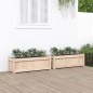 vidaXL Pflanzkübel 2 Stk. Massivholz Kiefer vidaXL Pflanzkübel 2 Stk. Massivholz Kiefer
