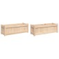 vidaXL Pflanzkübel 2 Stk. Massivholz Kiefer vidaXL Pflanzkübel 2 Stk. Massivholz Kiefer
