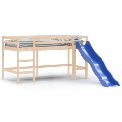 vidaXL Kinderhochbett mit Rutsche 80x200 cm Massivholz Kiefer