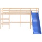 vidaXL Kinderhochbett mit Rutsche 80x200 cm Massivholz Kiefer vidaXL Kinderhochbett mit Rutsche 80x200 cm Massivholz Kiefer