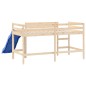 vidaXL Kinderhochbett mit Rutsche 80x200 cm Massivholz Kiefer vidaXL Kinderhochbett mit Rutsche 80x200 cm Massivholz Kiefer