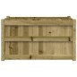 vidaXL Pflanzkübel 90x50x50 cm Kiefernholz Imprägniert vidaXL Pflanzkübel 90x50x50 cm Kiefernholz Imprägniert
