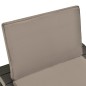 Gartenstühle mit Auflagen 4 Stk. Kunststoff Anthrazit Gartenstühle mit Auflagen 4 Stk. Kunststoff Anthrazit