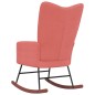 vidaXL Schaukelstuhl Samt Rosa vidaXL Schaukelstuhl Samt Rosa