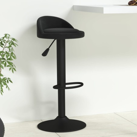 vidaXL Barhocker Schwarz Samt 