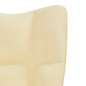vidaXL Schaukelstuhl Samt Creme vidaXL Schaukelstuhl Samt Creme