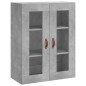 Highboard Betongrau 69,5x34x180 cm Holzwerkstoff Highboard Betongrau 69,5x34x180 cm Holzwerkstoff