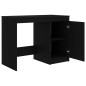 Schreibtisch Schwarz 140x50x76 cm Holzwerkstoff Schreibtisch Schwarz 140x50x76 cm Holzwerkstoff