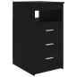 Schreibtisch Schwarz 140x50x76 cm Holzwerkstoff Schreibtisch Schwarz 140x50x76 cm Holzwerkstoff