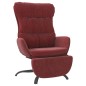 vidaXL Relaxsessel mit Fußstütze Weinrot Stoff vidaXL Relaxsessel mit Fußstütze Weinrot Stoff