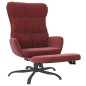 vidaXL Relaxsessel mit Fußstütze Weinrot Stoff vidaXL Relaxsessel mit Fußstütze Weinrot Stoff