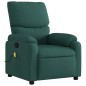 vidaXL Massagesessel Dunkelgrün Stoff vidaXL Massagesessel Dunkelgrün Stoff
