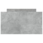 vidaXL Bettgestell mit Kopf- und Fußteil Betongrau 90x190 cm vidaXL Bettgestell mit Kopf- und Fußteil Betongrau 90x190 cm