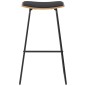Barshocker 4 Stk. Schwarz Kunstleder Barshocker 4 Stk. Schwarz Kunstleder
