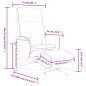vidaXL Massagesessel mit Fußhocker Grau Kunstleder vidaXL Massagesessel mit Fußhocker Grau Kunstleder