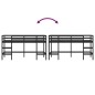 vidaXL Kinderhochbett mit Leiter Schwarz 90x200 cm Massivholz Kiefer vidaXL Kinderhochbett mit Leiter Schwarz 90x200 cm Massivholz Kiefer