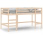 vidaXL Kinderhochbett mit Leiter 90x200 cm Massivholz Kiefer vidaXL Kinderhochbett mit Leiter 90x200 cm Massivholz Kiefer