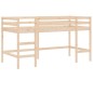 vidaXL Kinderhochbett mit Leiter 90x200 cm Massivholz Kiefer vidaXL Kinderhochbett mit Leiter 90x200 cm Massivholz Kiefer
