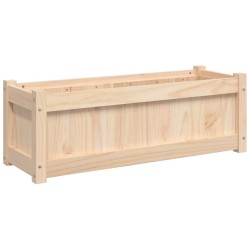 vidaXL Pflanzkübel 90x31x31 cm Massivholz Kiefer