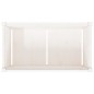 vidaXL Pflanzkübel Weiß 90x50x50 cm Massivholz Kiefer vidaXL Pflanzkübel Weiß 90x50x50 cm Massivholz Kiefer