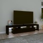 vidaXL TV-Schrank mit LED-Leuchten Schwarz 200x36,5x40 cm vidaXL TV-Schrank mit LED-Leuchten Schwarz 200x36,5x40 cm