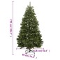 vidaXL Künstlicher Weihnachtsbaum Klappbar mit Ständer Grün 270 cm vidaXL Künstlicher Weihnachtsbaum Klappbar mit Ständer Grün 270 cm