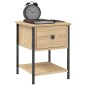 vidaXL Nachttisch Sonoma-Eiche 34x35,5x45 cm Holzwerkstoff vidaXL Nachttisch Sonoma-Eiche 34x35,5x45 cm Holzwerkstoff