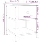 vidaXL Nachttisch Sonoma-Eiche 34x35,5x45 cm Holzwerkstoff vidaXL Nachttisch Sonoma-Eiche 34x35,5x45 cm Holzwerkstoff
