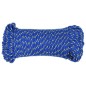 vidaXL Bootsseil Blau 5 mm 50 m Polypropylen vidaXL Bootsseil Blau 5 mm 50 m Polypropylen