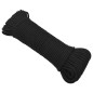 vidaXL Bootsseil Schwarz 4 mm 50 m Polypropylen vidaXL Bootsseil Schwarz 4 mm 50 m Polypropylen