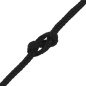 vidaXL Bootsseil Schwarz 4 mm 50 m Polypropylen vidaXL Bootsseil Schwarz 4 mm 50 m Polypropylen