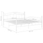 vidaXL Bett Weiß Metall 180x200 cm vidaXL Bett Weiß Metall 180x200 cm