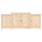 vidaXL Sideboard 164x37x68 cm Massivholz Kiefer vidaXL Sideboard 164x37x68 cm Massivholz Kiefer