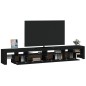 vidaXL TV-Schrank mit LED-Leuchten Schwarz 260x36,5x40 cm vidaXL TV-Schrank mit LED-Leuchten Schwarz 260x36,5x40 cm