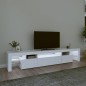 vidaXL TV-Schrank mit LED-Leuchten Weiß 215x36,5x40 cm vidaXL TV-Schrank mit LED-Leuchten Weiß 215x36,5x40 cm