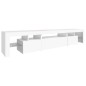 vidaXL TV-Schrank mit LED-Leuchten Weiß 215x36,5x40 cm vidaXL TV-Schrank mit LED-Leuchten Weiß 215x36,5x40 cm