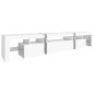 vidaXL TV-Schrank mit LED-Leuchten Weiß 215x36,5x40 cm vidaXL TV-Schrank mit LED-Leuchten Weiß 215x36,5x40 cm