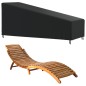 vidaXL Sonnenliegen-Abdeckung Schwarz 195x76x40/80 cm 420D Oxford vidaXL Sonnenliegen-Abdeckung Schwarz 195x76x40/80 cm 420D Oxford