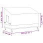 vidaXL Abdeckung für 2-Sitzer-Bank Beige 132x71x56/81 cm 600D Oxford vidaXL Abdeckung für 2-Sitzer-Bank Beige 132x71x56/81 cm 600D Oxford