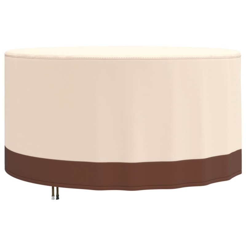 vidaXL Gartenmöbel-Abdeckung Rund Beige Ø 157x71 cm 600D Oxford vidaXL Gartenmöbel-Abdeckung Rund Beige Ø 157x71 cm 600D Oxford