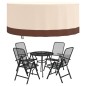 vidaXL Gartenmöbel-Abdeckung Rund Beige Ø 213x71 cm 600D Oxford vidaXL Gartenmöbel-Abdeckung Rund Beige Ø 213x71 cm 600D Oxford