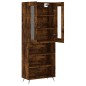 Highboard Räuchereiche 69,5x34x180 cm Holzwerkstoff Highboard Räuchereiche 69,5x34x180 cm Holzwerkstoff
