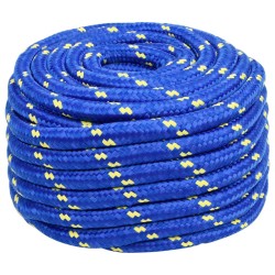 vidaXL Bootsseil Blau 20 mm 25 m Polypropylen