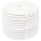 vidaXL Bootsseil Weiß 14 mm 50 m Polypropylen vidaXL Bootsseil Weiß 14 mm 50 m Polypropylen