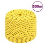 vidaXL Bootsseil Gelb 8 mm 500 m Polypropylen vidaXL Bootsseil Gelb 8 mm 500 m Polypropylen