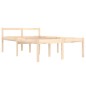 vidaXL Seniorenbett 120x190 cm Massivholz Kiefer vidaXL Seniorenbett 120x190 cm Massivholz Kiefer